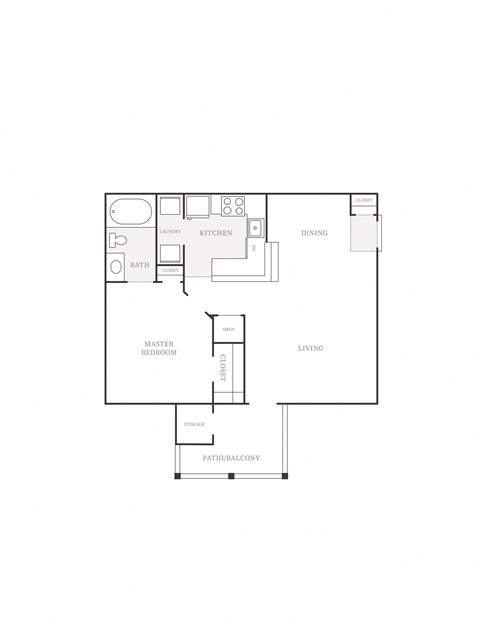 Cypress Point 1bed 1beth 807SF at The Columns at Cypress Point, Florida, 33545